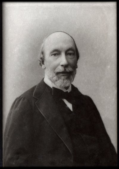 Porträt von Auguste Vacquerie (1819-1895), französischer Journalist und Schriftsteller von French Photographer